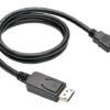 Kabel C-TECH DisplayPort/HDMI, 2m, černý