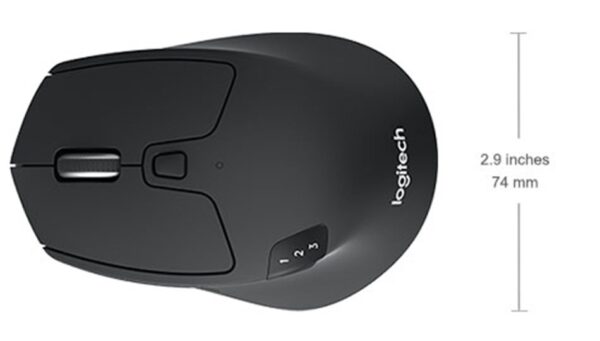 dsfdsfdsfdsfds-1 Logitech M720/Ergonomická/Optická/Pro praváky/1 000 DPI/Bezdrátová Bluetooth/Černá