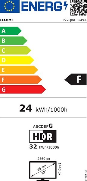 Xiaomi Mini LED Gaming Monitor G Pro 27i EU