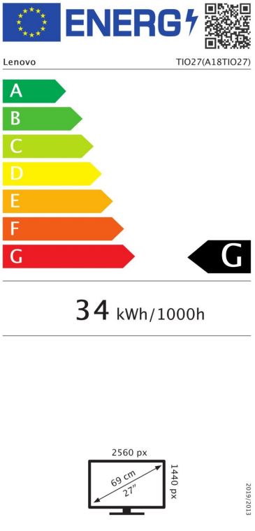 estitek_11JHRAT1EU Lenovo ThinkCentre/Tiny-In-One 27/27"/IPS/QHD/60Hz/6ms/Black/3R