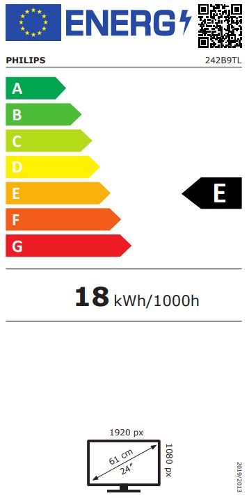 estitek_242B9TL 24" LED Philips 242B9TL