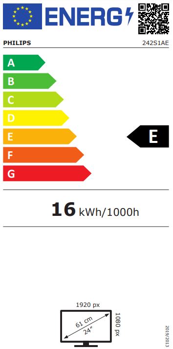 Philips/242S1AE/00/23,8"/IPS/FHD/75Hz/4ms/Black/3R
