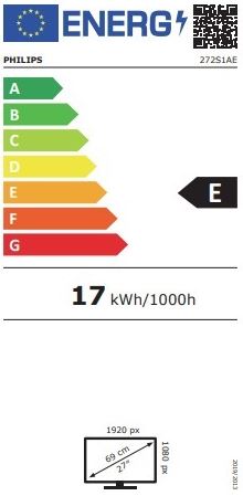 27" LED Philips 272S1AE - FHD,IPS,DP,HDMI, repro