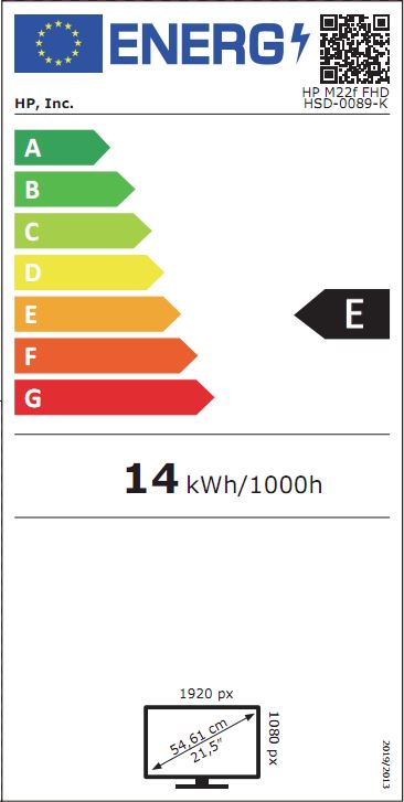 HP/M22f/21,5"/IPS/FHD/75Hz/5ms/Blck-Slvr/2R