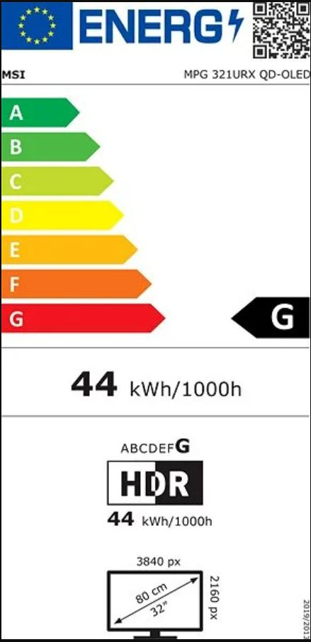 MSI MPG/321URX/31,5"/QD-OLED/4K UHD/240Hz/0,03ms/Černá/3R