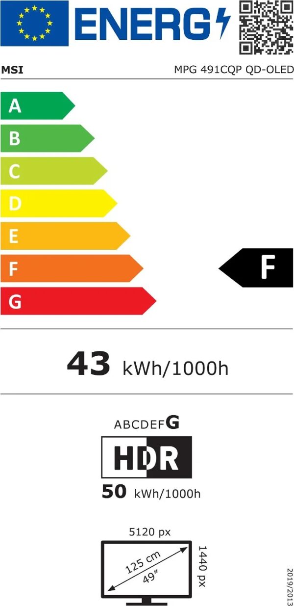 MSI MPG/491CQP-QD/49"/QD-OLED/DQHD/144Hz/0,03ms/Černá/3R