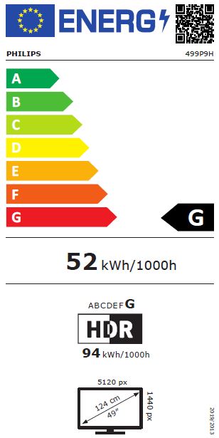 estitek_499P9H Philips/499P9H/00/48,8"/VA/5120x1440/60Hz/5ms/Black/3R