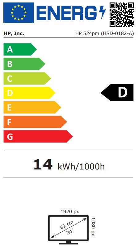 estitek_9E0G9UT HP/524pm/23,8"/IPS/FHD/100Hz/5ms/Blck-Slvr/3R