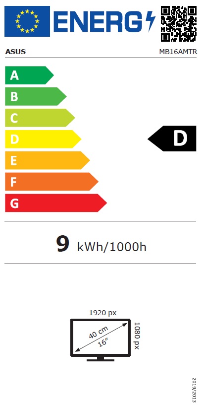 ASUS ZenScreen/Touch MB16AMTR/15,6"/IPS/FHD/60Hz/5ms/Gray/3R