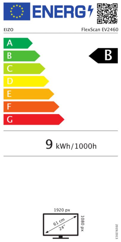 estitek_EV2460 EIZO FlexScan/EV2460-BK/23,8"/IPS/FHD/60Hz/5ms/Black/5R