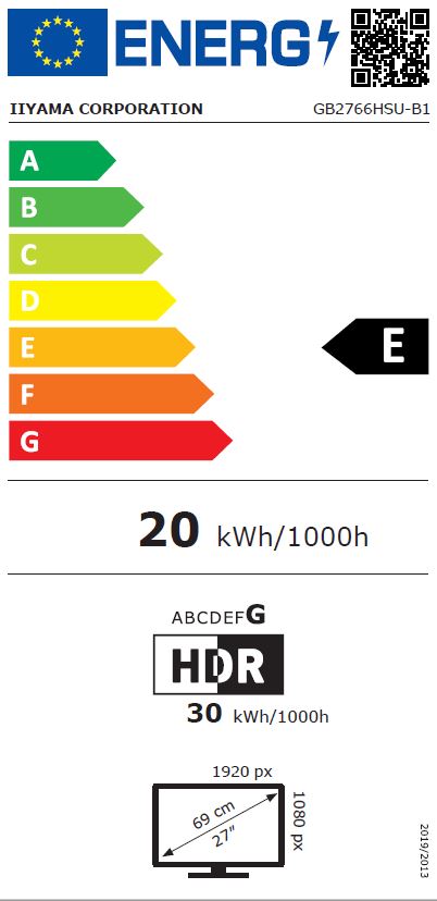 estitek_GB2766HSU iiyama G-Master/GB2766HSU/27"/VA/FHD/165Hz/1ms/Black/3R