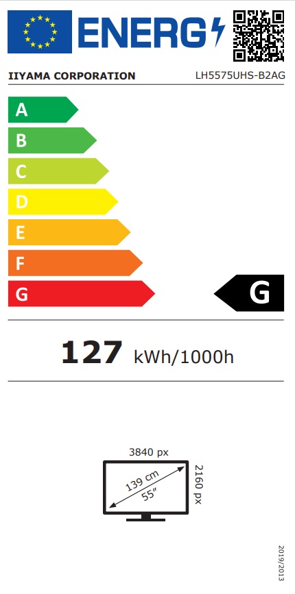 estitek_LH5575UHS-B2AG 55" iiyama LH5575UHS-B2AG:IPS,4K UHD,Android,24/7