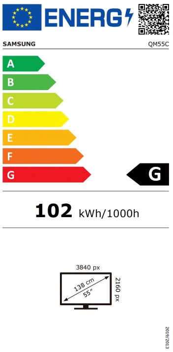 estitek_LH55QMCEBGCXEN 55" LED Samsung QM55C - UHD,500cd,MI,24/7
