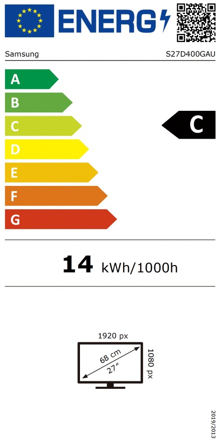 Samsung Essential S4/LS27D400GAUXEN/27"/IPS/FHD/100Hz/5ms/Černá/2R