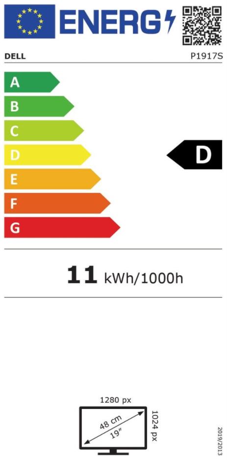 Dell/P1917SE/19"/IPS/1280x1024/60Hz/6ms/Black/3RNBD