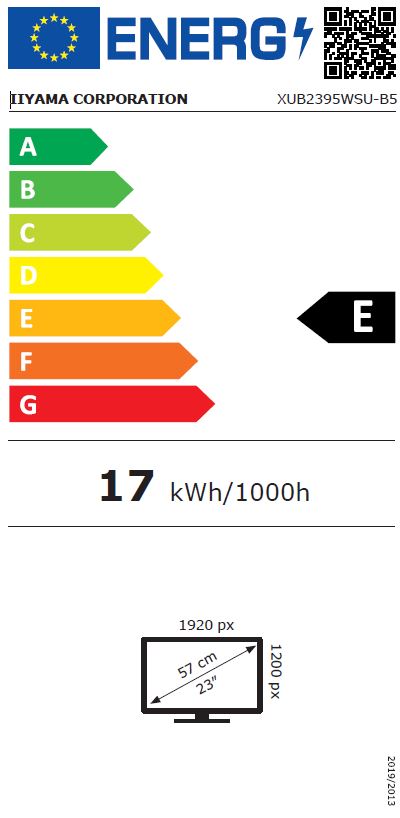 iiyama ProLite/XUB2395WSU-B5/22,5"/IPS/FHD/75Hz/4ms/Black/3R