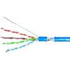 Kabel F/UTP Cat.5e 4x2xAWG24, LS0H plášt modrý, box 305m