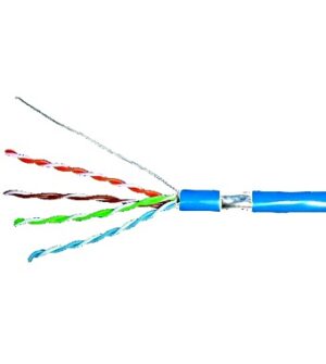 f_hsekf424h1 Kabel F/UTP Cat.5e 4x2xAWG24, LS0H plášt modrý, box 305m