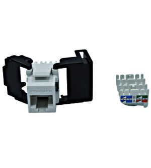 f_hsemrj5uws Keystone modul RJ45 nestíněný, Cat.5e, samozářezový, SFA