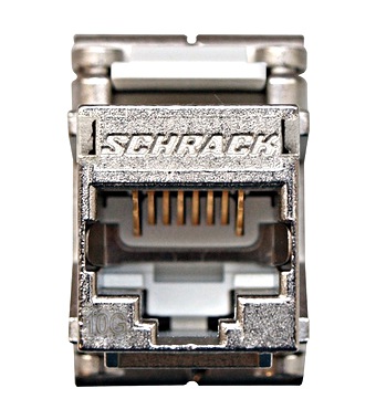 Keystone modul RJ45 stíněný, 10 Gb, třída Ea, 4PPoE