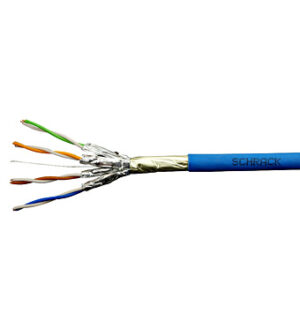 f_hskp423ha5 Kabel F/FTP Cat.6a 500 MHz 4x2xAWG23, LS0H modrý, Dca, 500m