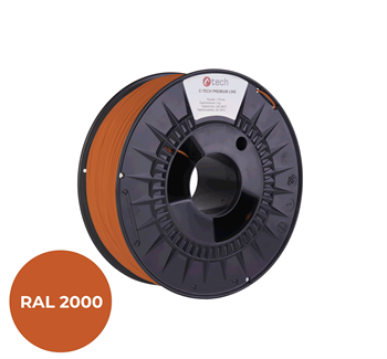 filament-c-tech-premium-line-tpu-90a-flexibilni-zl_s Filament C-TECH PREMIUM LINE, TPU 90A, flexibilní, žlutooranžová, RAL2000, 1,75mm, 1kg