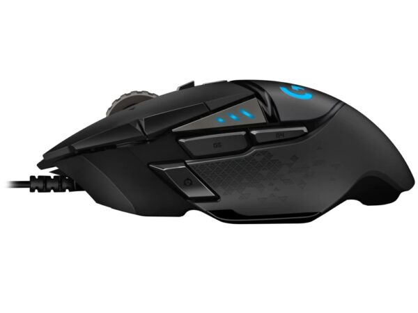 Logitech G502 HERO/Herní/Optická/Pro praváky/25 600 DPI/Drátová USB/Černá