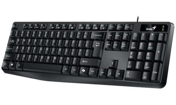 Genius KB-117/Drátová USB/CZ-SK layout/Černá