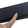 Podpěra zápěstí ke klávesnici C-TECH KPG-01, paměťová pěna,  černá, 450x93x25mm