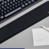 Podpěra zápěstí ke klávesnici C-TECH KPG-01, paměťová pěna,  černá, 450x93x25mm