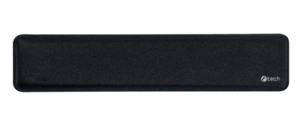 gkb01_s Podpěra zápěstí ke klávesnici C-TECH KPG-01, paměťová pěna, černá, 450x93x25mm
