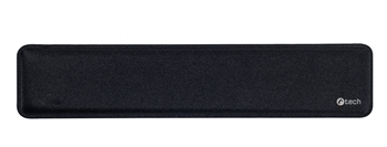 Podpěra zápěstí ke klávesnici C-TECH KPG-01, paměťová pěna,  černá, 450x93x25mm