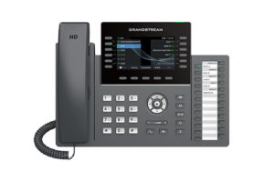 grp2636-1_s Grandstream GRP2636 SIP telefon, 4.3" TFT bar. displej, 6SIP účtů, 24 pr. tl. , 2x1Gb, WiFi, BT