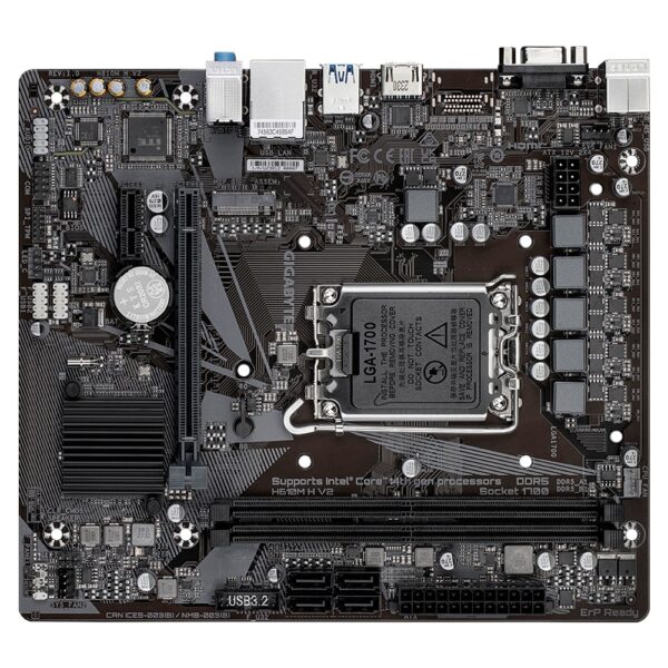 h610m-h-v2-4- GIGABYTE H610M H V2/LGA 1700/mATX