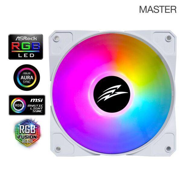 hlavni_s-9 EVOLVEO 12FMW ventilátor 120mm, ARGB, bílý rám, master