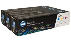 hp-cf341a-126a-cmy-tri-pack-toner-genuine-cp1025-m_s HP 126A trojbalení - azurová, purpurová, žlutá