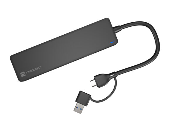 hub-Mayfly_3 Rozbočovač Natec MAYFLY 4xUSB-A 3.0 HUB + USB-A adaptér