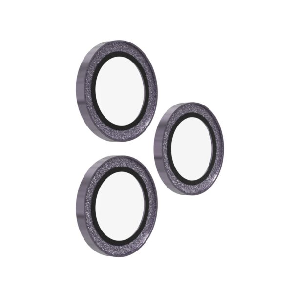 ZAGG Ochranná čočka Premium pro Apple 17 Pro/Pro Max/16 Pro/Pro Max/15 Pro/Pro Max - fialová třpytka