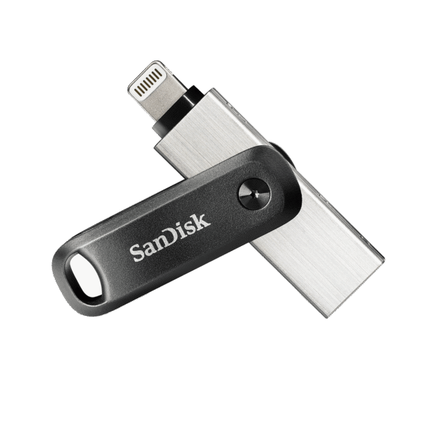 SanDisk iXpand Flash Drive Go/256GB/USB 3.0/Lightning + USB-A/Černá