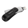 SanDisk iXpand Flash Drive Go/256GB/USB 3.0/Lightning + USB-A/Černá