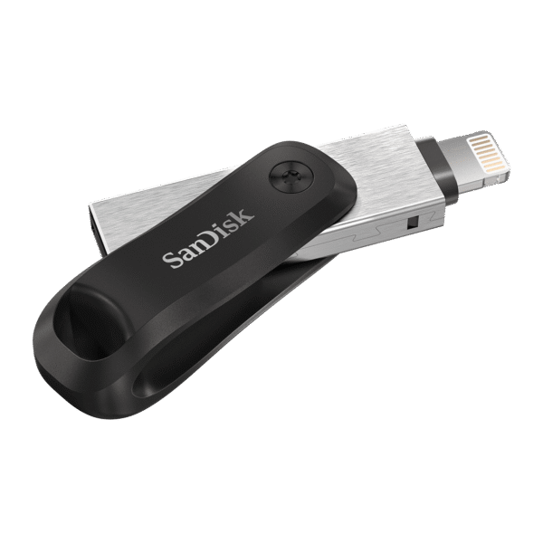SanDisk iXpand Flash Drive Go/256GB/USB 3.0/Lightning + USB-A/Černá