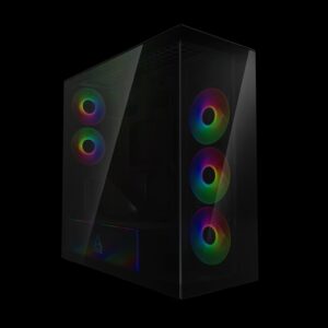 ARCTIC Xtender (Black) black window with GPU