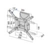 TB TV wall mount TB-152 up to 42", 20kg max VESA 200x200