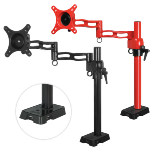 image_s-1 ARCTIC Z1 red - single monitor arm with USB Hub in