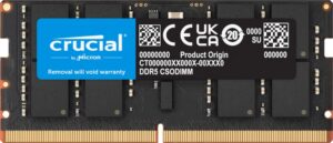Crucial/CSODIMM DDR5/24/6400MHz/CL52/1x24GB