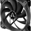 ARCTIC BioniX F120 (Gray) – 120mm eSport fan with 3-phase motor, PWM control and PST technology