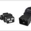 img-1-1-110 PremiumCord Adaptér IEC C20 M - SCHUKO CEE 7/3 F