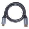 PremiumCord DisplayPort 1.4 přípojný kabel, kovové a zlacené konektory, 2m