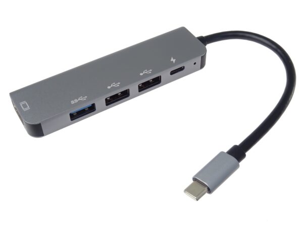 img-1-1-50 PremiumCord USB-C na HDMI + USB3.0 + 2x USB2.0 + PD(power delivery) adaptér