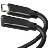 PremiumCord Prodlužovací kabel USB 3.2 generation 2, C/male - C/female, 1m